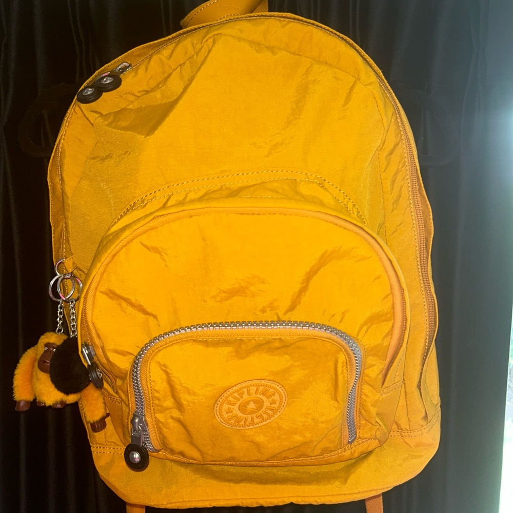 Kipling Mustard/Gold Backpack